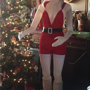 Red Santa Costume with Belt